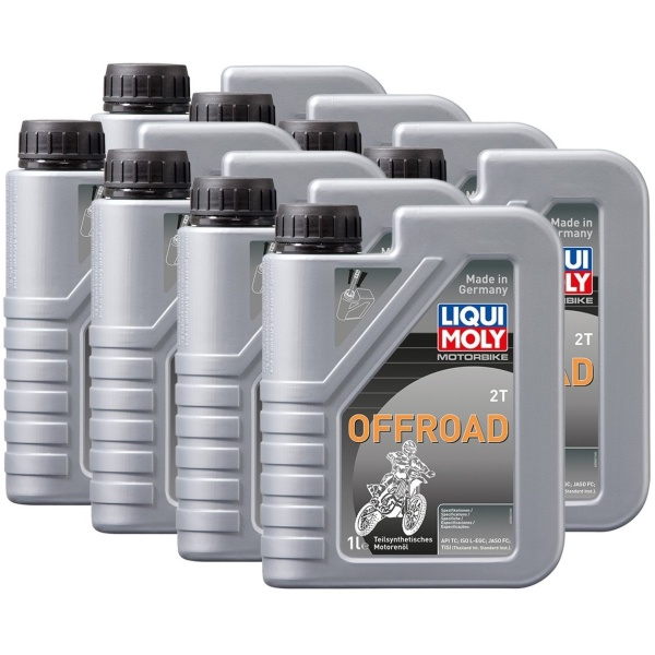 Set 8 Buc Ulei Motor Liqui Moly Motorbike 2T Offroad 1L 3065